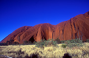 Ayers Rock, Australia's famous monolith in the Uluru National Park